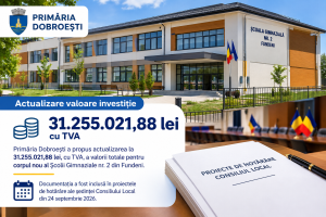 Dobroești propune un deviz de peste 31 de milioane de lei pentru noua școală din Fundeni