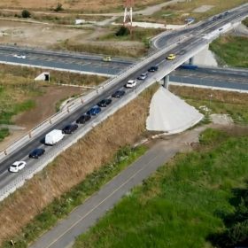 Lucrările la pasajul DJ401 peste A0